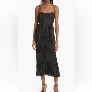 NWOT Ulla Johnson Orla Crinkle Satin Dress